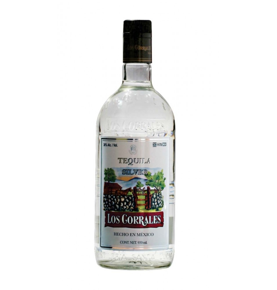 Tequila Silver Los Corrales 930 ml