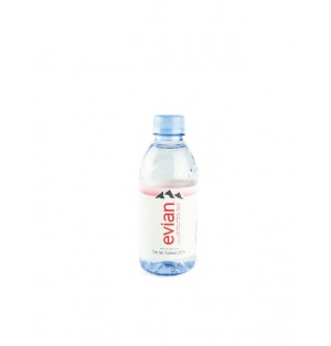 Agua Natural Evian PET 330 ml cj x 24