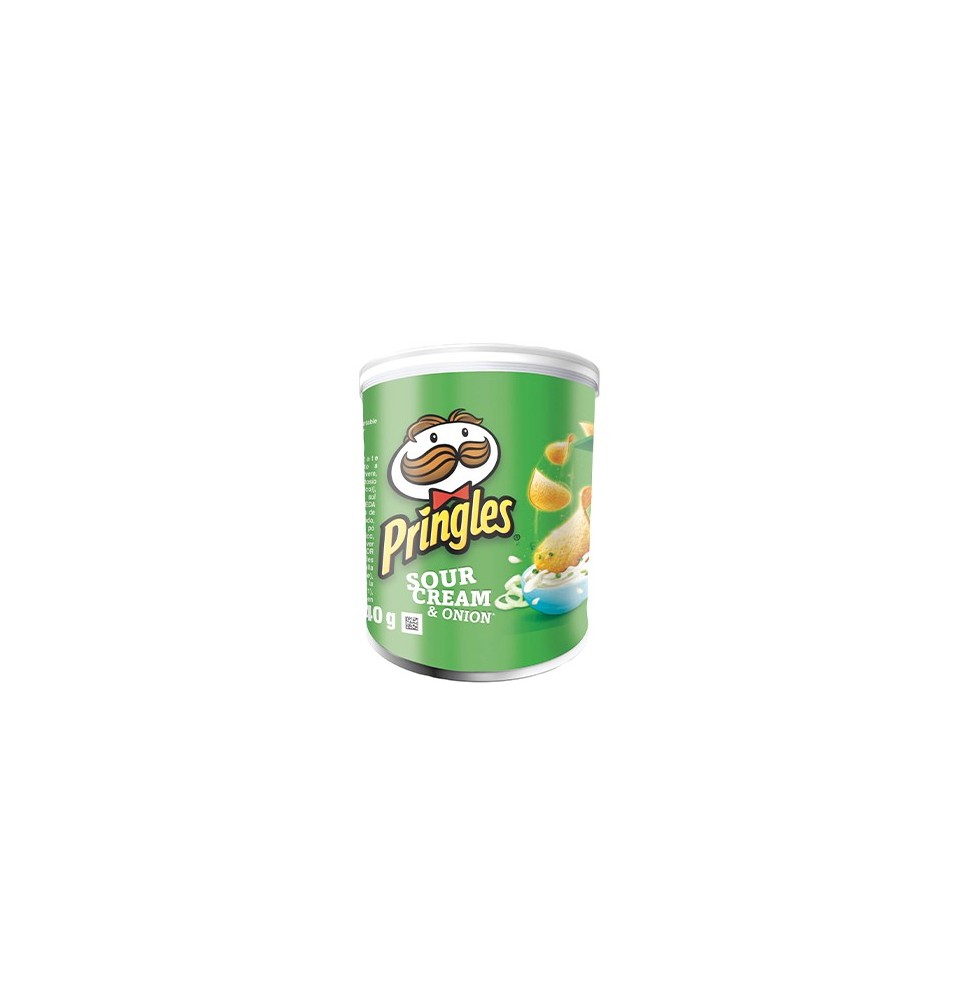 Snack Pringles Sour Cream&Onion 40 gr caja x 12