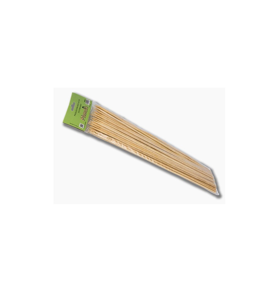 Palillo para pincho de 40cm de bambu Paq x100