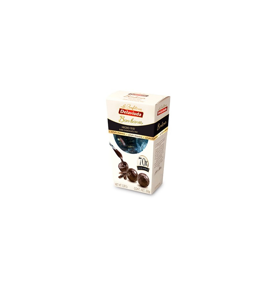 Bombones Chocolate Negro 150 g deLaViuda