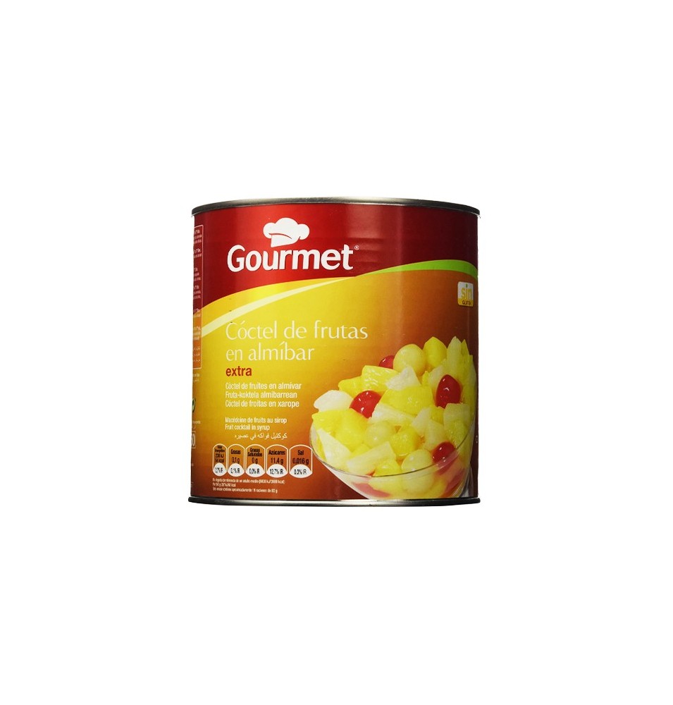 Coctel Fruta Gourmet Almibar 2.65k Esc.1.485K