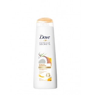 Shampoo Dove con aceite de
coco 400ml