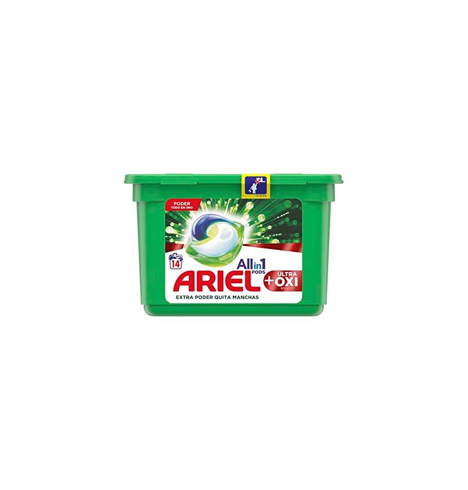 Deterg Ariel 3 en 1 pastilla 14 u. Original 410 gr