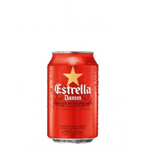 Cerveza Estrella Damm lata 33
cl caja x 24