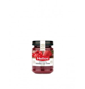 Mermelada extra de arandano rojo + fresa fco de 550g Helios