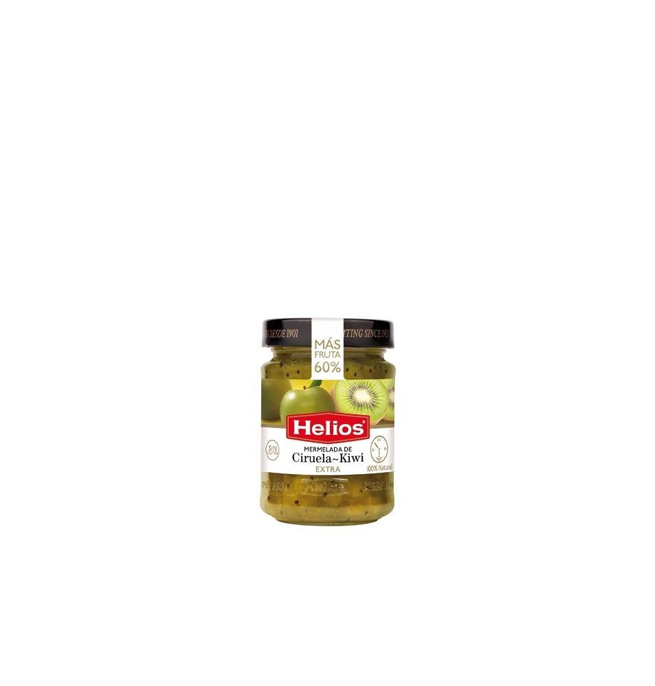 Mermelada extra de ciruela + kiwi fco de 550g Helios