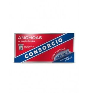 Filetes de Anchoa en Aceite de
Oliva 45 g Consorcio