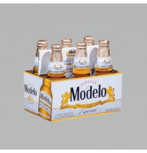 Cerveza Modelo Botella 355 ml en six pack caja x 24