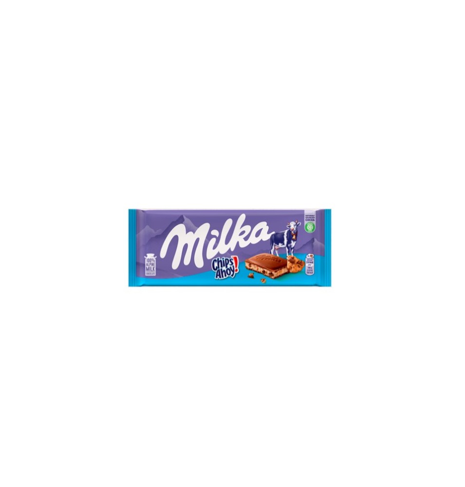 Tableta de Chocolate Milka Chips Ahoy 100gr