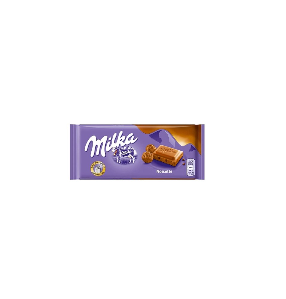 Tableta de Chocolate Milka Noisette (Avellana) 100gr