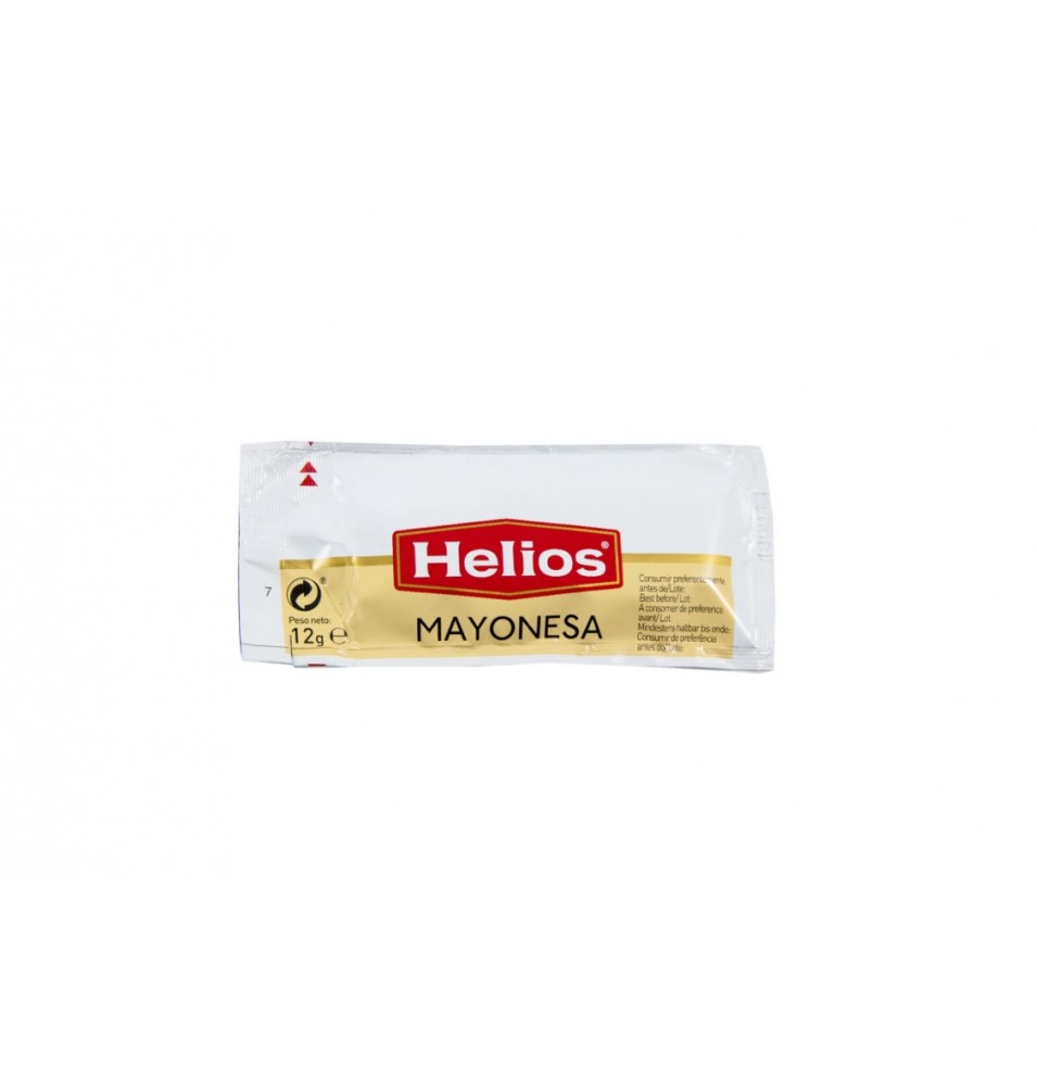 Mayonesa porciones 12 g cj/300 u Helios