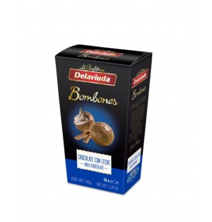 Bombones Chocolate Con Leche 150 g deLaViuda