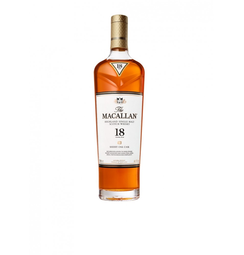 Whisky Macallan  18yo Sherry Oak GB 43% 700 ml