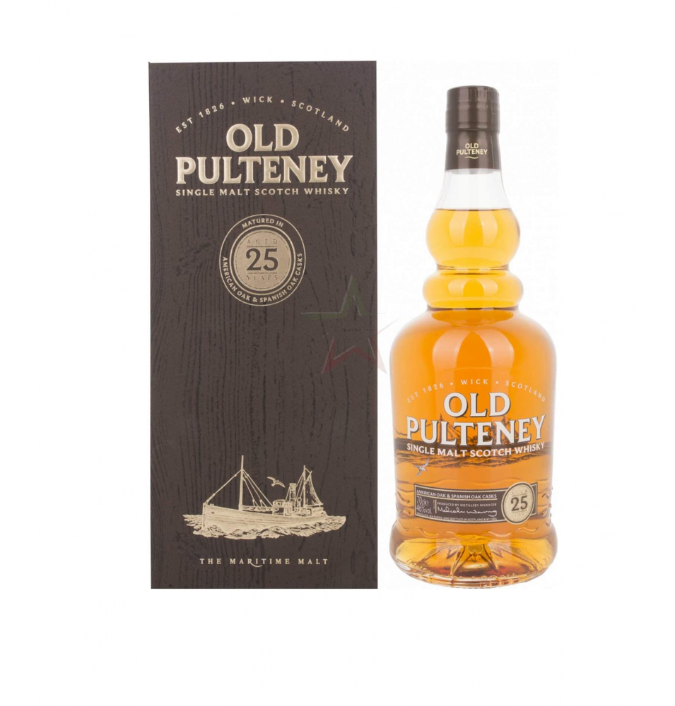 Whisky Old Pulteney 25Yo 46% 3X700Ml