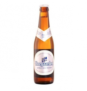 Cerveza Hoegaarden  4.9% Botella 33cl cj x 24