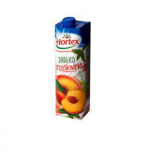 Nectar Drink de
Manzana-Durazno  tetra 1L
Hortex