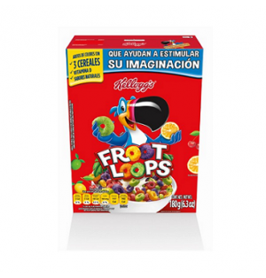  Cereal Froot Loops 180 gr
caja x 28 Kellogg´s