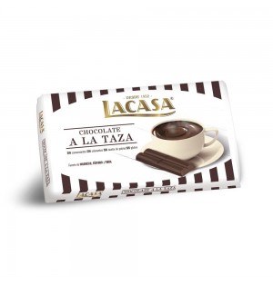 Chocolate en Barra p/choco a
la taza 300 g LACASA caja x 20