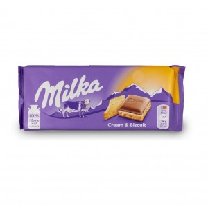 Tableta de Chocolate Milka
Cream&Biscuit 100g