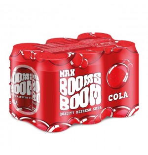 Refresco Cola Max Booms Boom lata 33 cl. B4X6 PACK NYLON(3CAODLB0)