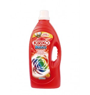 Detergente Liquido Kiriko Basico 3000 Ml Kiriko