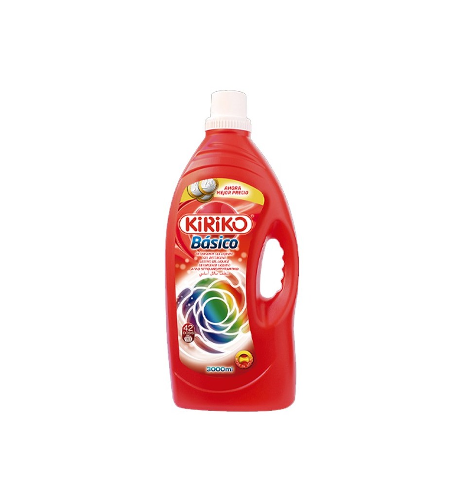 Detergente Liquido Kiriko Basico 3000 Ml Kiriko